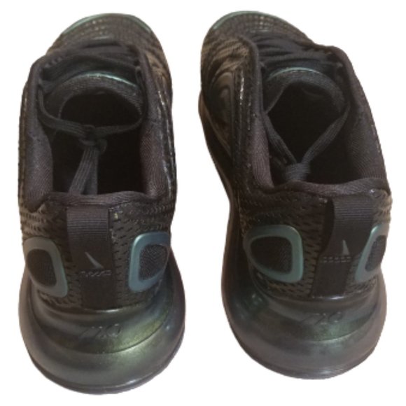 Nike Air Max 720 GS "Throwback Future" Black Green Anthracite AQ3196-00 Kids 6Y